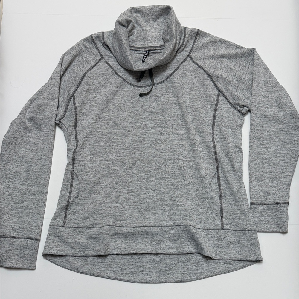 KÜHL Women's Lea™ Pullover cowl Neck With draw cord Kangaroo Pocket Like New XXL